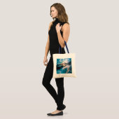 Waterval | Vatnajokull Glacier, Oost-IJsland Tote Bag (Voorkant (model))