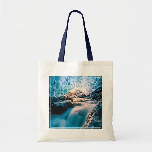 Waterval | Vatnajokull Glacier, Oost-IJsland Tote Bag (Voorkant)