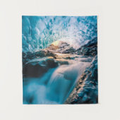 Waterval | Vatnajokull Glacier, Oost-IJsland Wandkleed (Voorkant)