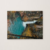 Waterval Verborgen in de Bossen Legpuzzel (Horizontaal)