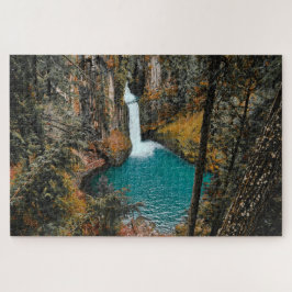 Waterval Verborgen in de Bossen Legpuzzel