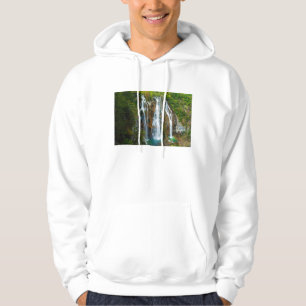 Waterval verhoogd zicht, Kroatië Hoodie