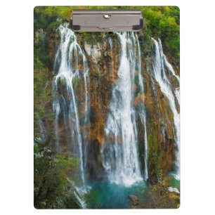 Waterval verhoogd zicht, Kroatië Klembord