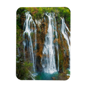 Waterval verhoogd zicht, Kroatië Magneet