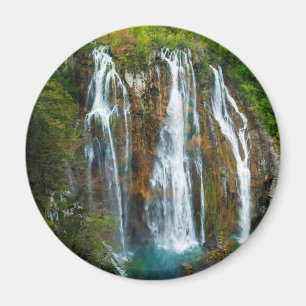 Waterval verhoogd zicht, Kroatië Magneet