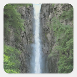 Waterval Vierkante Sticker