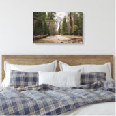 Waterval voor Uitzicht schilderijdoek afdrukken (Insitu (Slaapkamer))