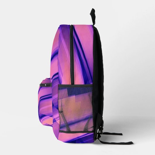 WATERVAL WATER ABSTRACT BEDRUKTE RUGZAK (Rechts)