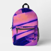 WATERVAL WATER ABSTRACT BEDRUKTE RUGZAK (Voorkant)