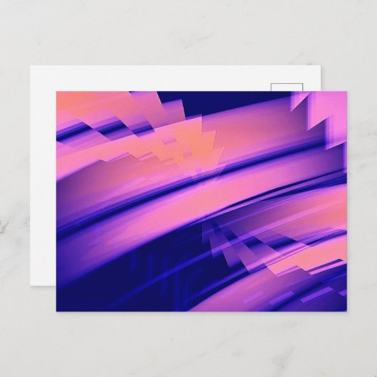 WATERVAL WATER ABSTRACT BRIEFKAART (Voorkant / Achterkant)