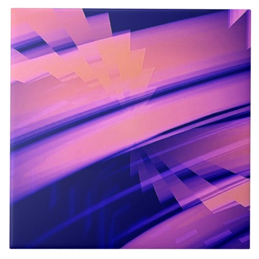 WATERVAL WATER ABSTRACT TEGELTJE (Voorkant)