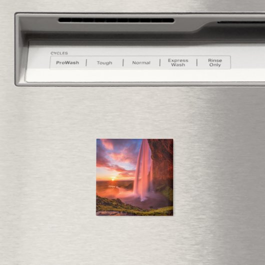 Waterval | Waterval in Seljalandsfoss Magneet (Insitu (Vaatwasser))