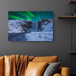 Waterval | Waterval Skógafoss Canvas Afdruk<br><div class="desc">Deze geweldige Getty Afbeeldingen foto-eigenschappen</div>