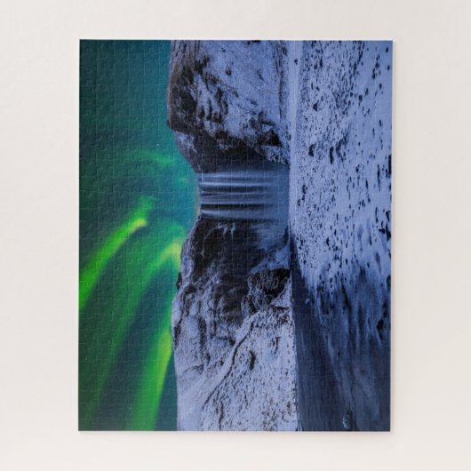 Waterval | Waterval Skógafoss Legpuzzel (Verticaal)