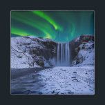 Waterval | Waterval Skógafoss Magneet<br><div class="desc">Deze geweldige Getty Afbeeldingen foto-eigenschappen</div>