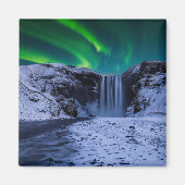 Waterval | Waterval Skógafoss Magneet (Voorkant)