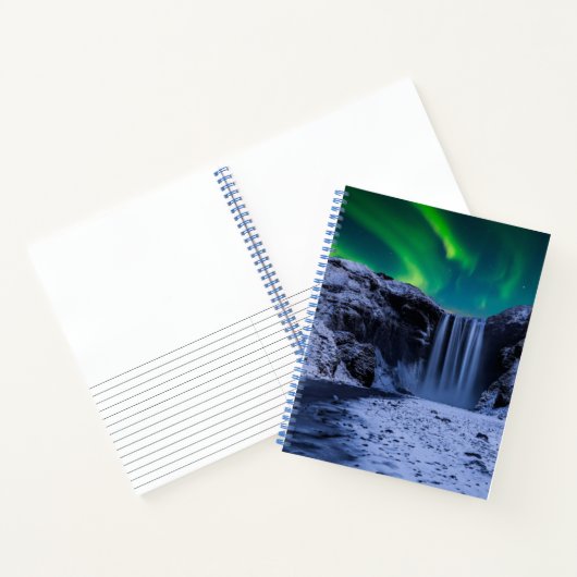 Waterval | Waterval Skógafoss Notitieboek (Binnen)