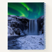 Waterval | Waterval Skógafoss Notitieboek (Achterkant)