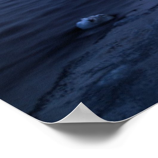 Waterval | Waterval Skógafoss Poster (Hoek)