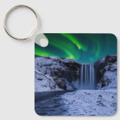 Waterval | Waterval Skógafoss Sleutelhanger (Voorkant)