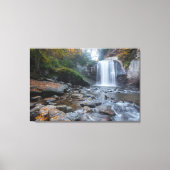 Waterval | Waterval van glas Canvas Afdruk (Voorkant)