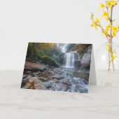 Waterval | Waterval van glas Kaart (Gele Bloem)