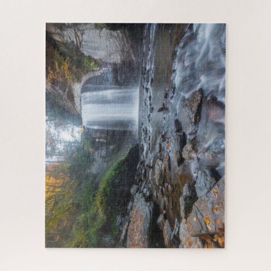 Waterval | Waterval van glas Legpuzzel (Verticaal)
