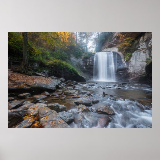Waterval | Waterval van glas Poster (Voorkant)