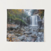 Waterval | Waterval van glas Wandkleed (Voorkant (horizontaal))