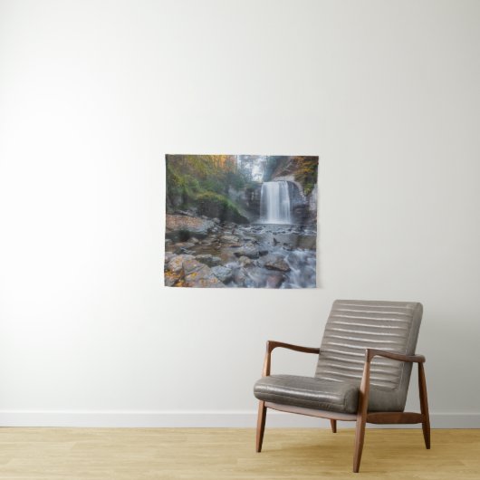 Waterval | Waterval van glas Wandkleed (In Situ (horizontaal))