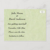 Waterval Wedding Save the Date Briefkaart (Achterkant)