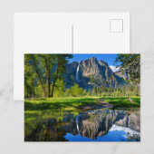 Waterval | Yosemite Herfsten, Californië Briefkaart (Voorkant / Achterkant)