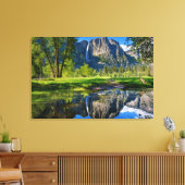 Waterval | Yosemite Herfsten, Californië Canvas Afdruk (Insitu (Woonkamer))