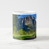 Waterval | Yosemite Herfsten, Californië Grote Koffiekop (Voorkant)