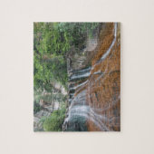 Waterval, Zion National Park, Utah, VS Legpuzzel (Verticaal)