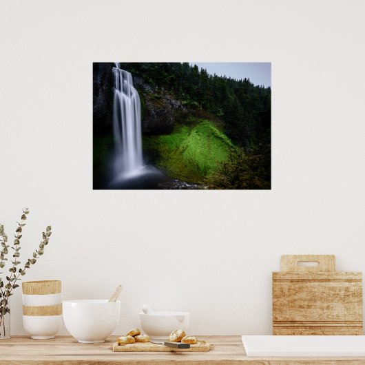 Watervalbos Poster (Keuken)
