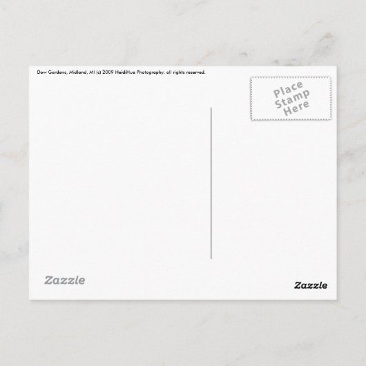 WatervalBriefkaart Briefkaart (Achterkant)