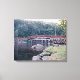 Watervalbrug Canvas Afdruk