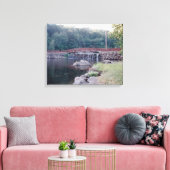 Watervalbrug Canvas Afdruk (Insitu (Woonkamer))