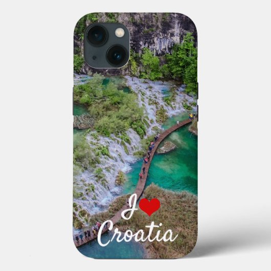 Watervalcascade in het park Plitvice Case-Mate iPhone Case (Achterkant)
