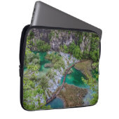 Watervalcascade in het park Plitvice Laptop Sleeve (Voorkant Rechts)