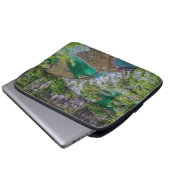 Watervalcascade in het park Plitvice Laptop Sleeve (Voorkant onderkant)