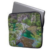 Watervalcascade in het park Plitvice Laptop Sleeve (Voorkant Links)