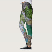 Watervalcascade in het park Plitvice Leggings (Links)