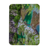 Watervalcascade in het park Plitvice Magneet (Verticaal)