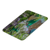 Watervalcascade in het park Plitvice Magneet (Linkerzijde)