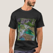 Watervalcascade in het park Plitvice T-shirt (Voorkant)