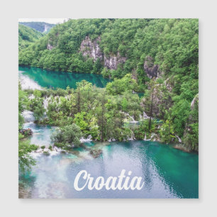 Watervalcascade in Plitvice Lakes Park, Kroatië