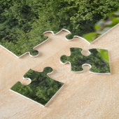 Watervalcascade met groen bos in Kroatië Legpuzzel (Zijkant)