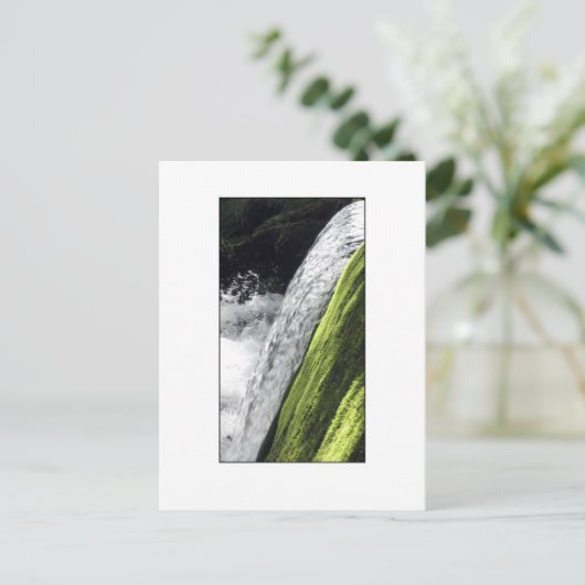 Watervaldetails Briefkaart (Staand voorkant)